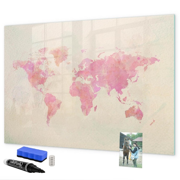 Magnetická psací tabule Mapa vzpomínek s blízkými a vaším domácím mazlíčkem