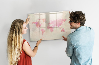 Magnetická psací tabule Mapa vzpomínek s blízkými a vaším domácím mazlíčkem