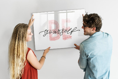 Magnetická psací tabule Inspirativní místo pro vzpomínky a fotografie
