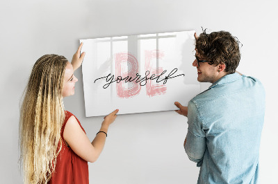 Magnetická psací tabule Inspirativní místo pro vzpomínky a fotografie