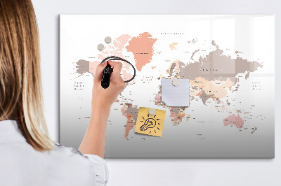 Magnetická psací tabule Mapa vzpomínek s vašimi oblíbenými fotografiemi