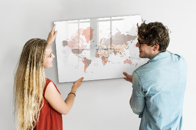 Magnetická psací tabule Mapa vzpomínek s vašimi oblíbenými fotografiemi