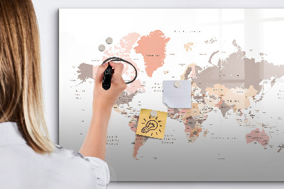 Magnetická psací tabule Mapa vzpomínek s vašimi oblíbenými fotografiemi