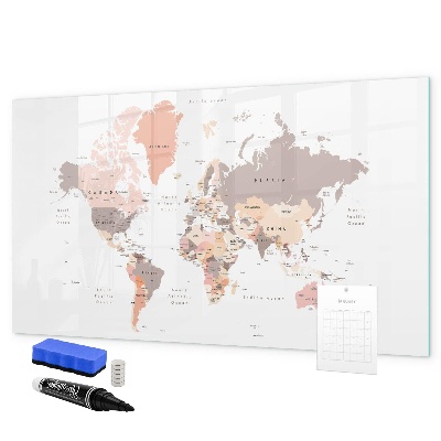 Magnetická psací tabule Mapa vzpomínek s vašimi oblíbenými fotografiemi