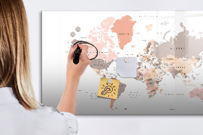 Magnetická psací tabule Mapa vzpomínek s vašimi oblíbenými fotografiemi
