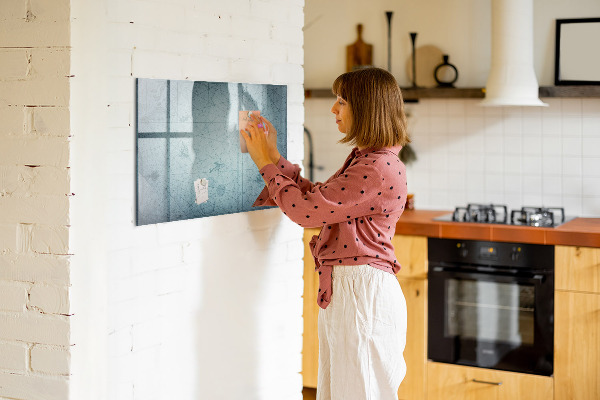 Popisovatelná magnetická tabule Stylová deska na poznámky a fotografie