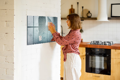 Popisovatelná magnetická tabule Stylová deska na poznámky a fotografie