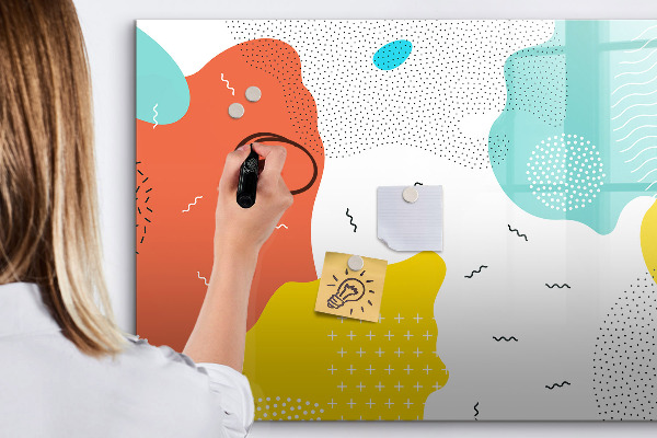 Magnetická psací tabule Kreativní tabule na fotky a poznámky