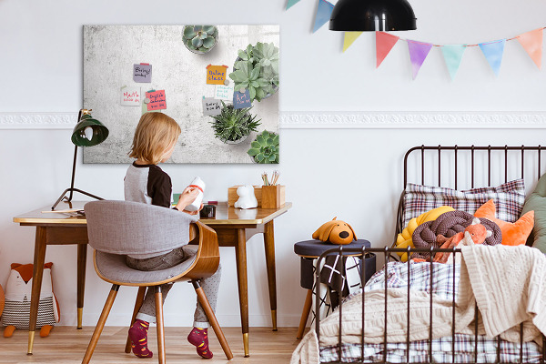Popisovatelná magnetická tabule Stylová tabule pro prezentaci fotografií