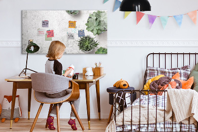 Popisovatelná magnetická tabule Stylová tabule pro prezentaci fotografií