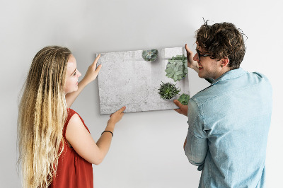 Popisovatelná magnetická tabule Stylová tabule pro prezentaci fotografií