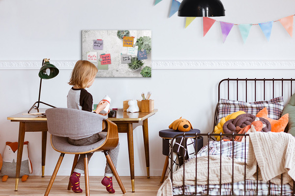 Popisovatelná magnetická tabule Stylová tabule pro prezentaci fotografií