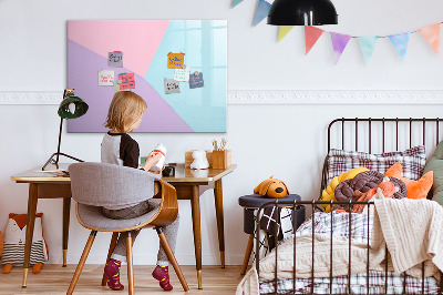 Magnetická psací tabule Barevná tabule na poznámky a fotografie