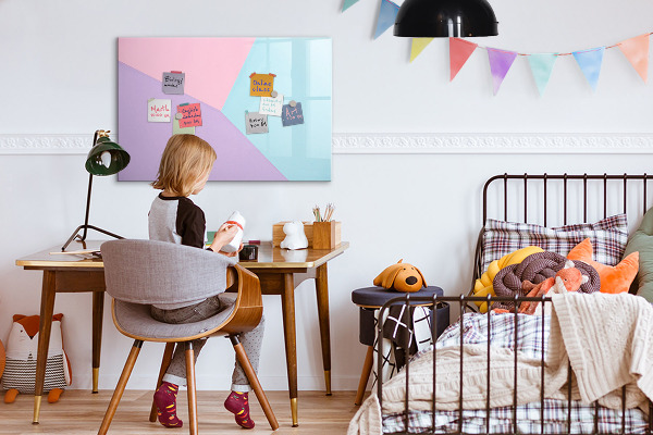 Magnetická psací tabule Barevná tabule na poznámky a fotografie