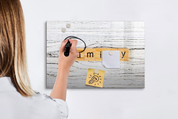Magnetická psací tabule Deska na fotografie a poznámky