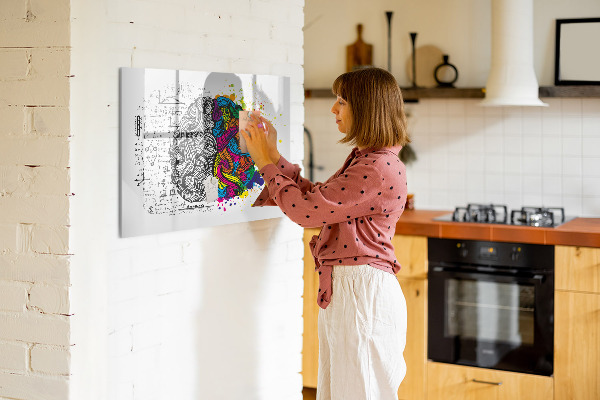 Magnetická psací tabule Kreativní prostor pro vzpomínky a nápady