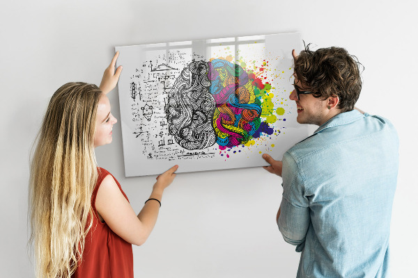 Magnetická psací tabule Kreativní prostor pro vzpomínky a nápady
