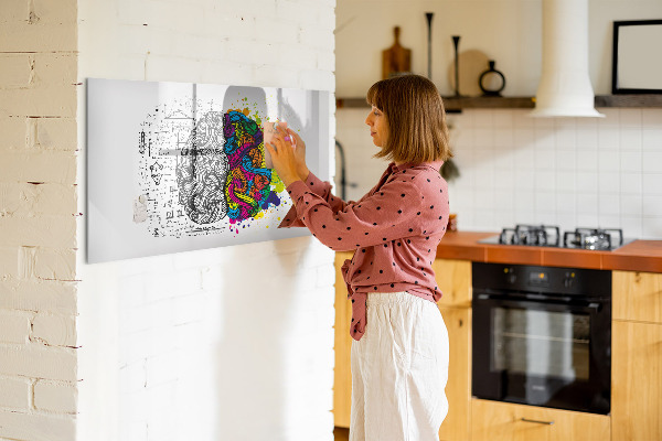 Magnetická psací tabule Kreativní prostor pro vzpomínky a nápady