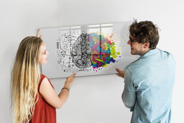 Magnetická psací tabule Kreativní prostor pro vzpomínky a nápady