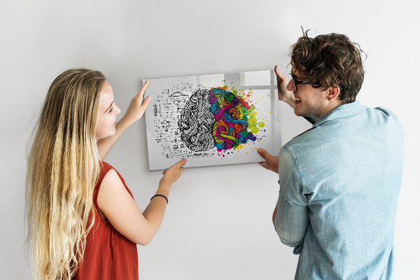 Magnetická psací tabule Kreativní prostor pro vzpomínky a nápady