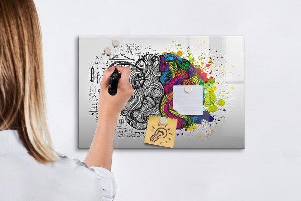 Magnetická psací tabule Kreativní prostor pro vzpomínky a nápady