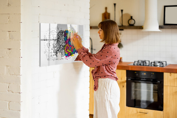Magnetická psací tabule Kreativní prostor pro vzpomínky a nápady