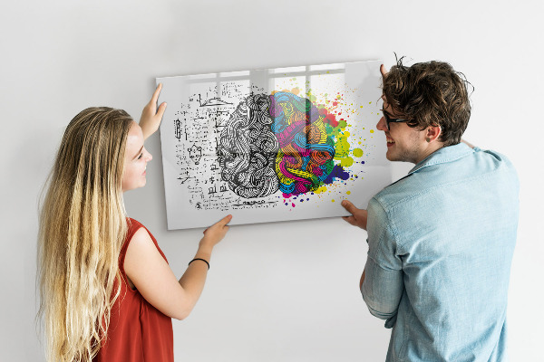 Magnetická psací tabule Kreativní prostor pro vzpomínky a nápady