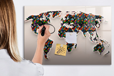 Magnetická psací tabule Interaktivní svět s místy pro focení