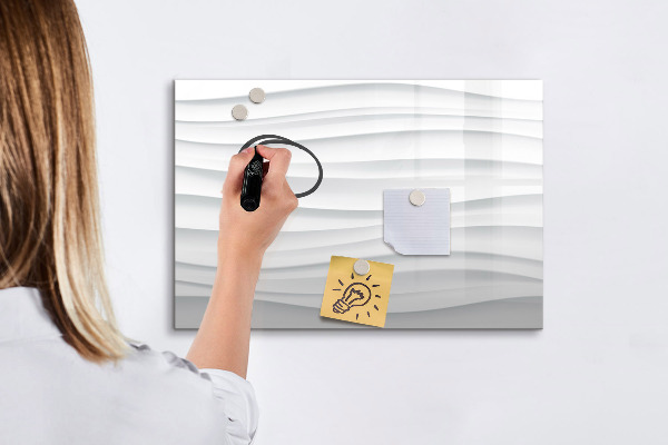 Magnetická psací tabule Stylová deska na poznámky a fotografie