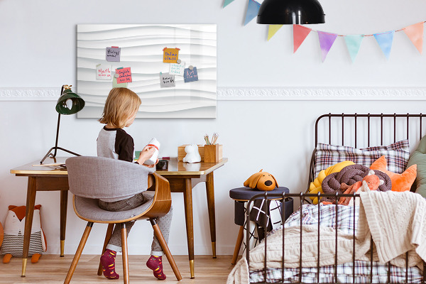 Magnetická psací tabule Stylová deska na poznámky a fotografie