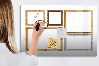 Popisovatelná magnetická tabule Kreativní místo pro fotografie a poznámky