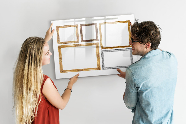 Popisovatelná magnetická tabule Kreativní místo pro fotografie a poznámky