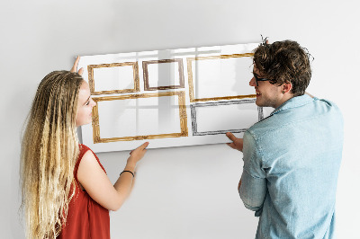 Popisovatelná magnetická tabule Kreativní místo pro fotografie a poznámky