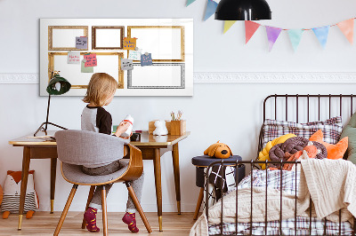 Popisovatelná magnetická tabule Kreativní místo pro fotografie a poznámky