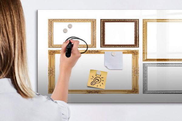 Popisovatelná magnetická tabule Kreativní místo pro fotografie a poznámky