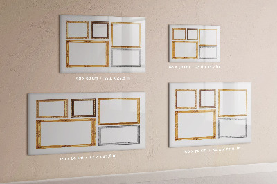 Popisovatelná magnetická tabule Kreativní místo pro fotografie a poznámky