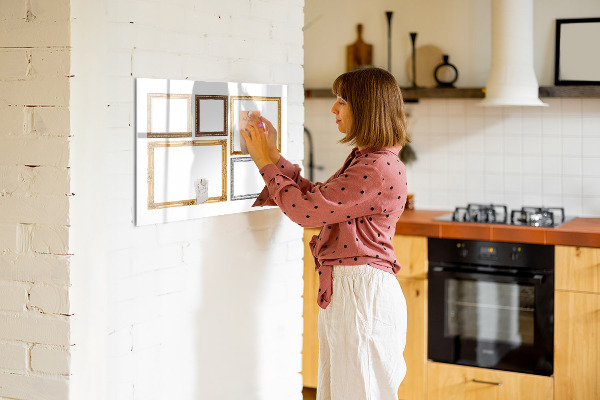 Popisovatelná magnetická tabule Kreativní místo pro fotografie a poznámky