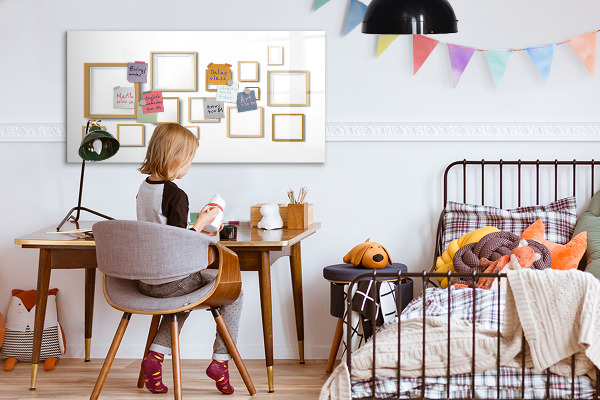 Popisovatelná magnetická tabule Kreativní prostor pro fotografie a poznámky