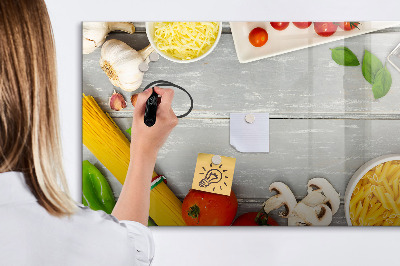Popisovatelná magnetická tabule Kuchyňské připomínky s vašimi oblíbenými příchutěmi