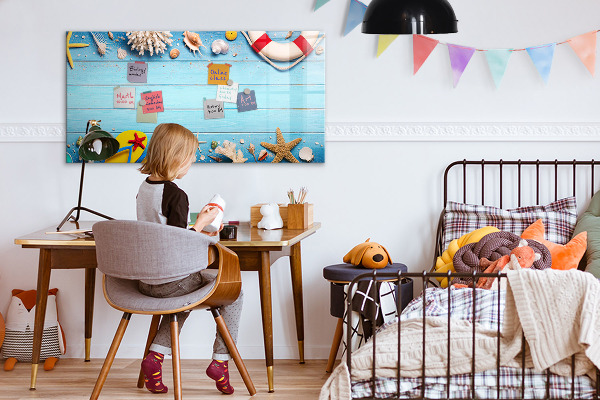 Popisovatelná magnetická tabule Letní vzpomínky u moře