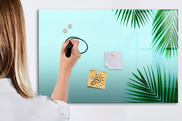 Popisovatelná magnetická tabule Přátelský prostor pro kreativní vzpomínky