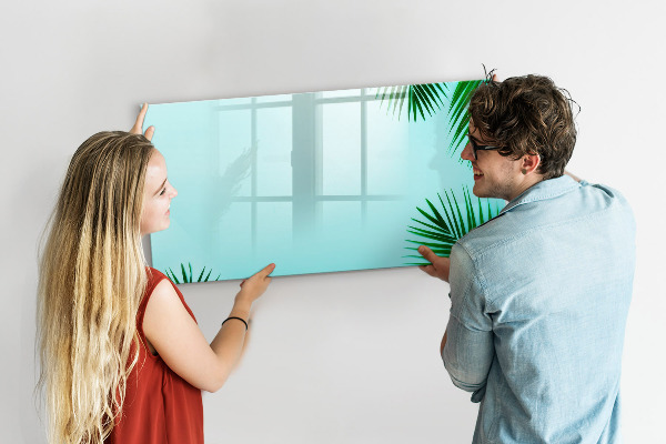 Popisovatelná magnetická tabule Přátelský prostor pro kreativní vzpomínky