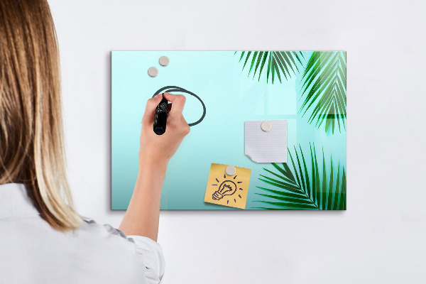 Popisovatelná magnetická tabule Přátelský prostor pro kreativní vzpomínky