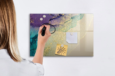 Magnetická psací tabule Barevná tabule na poznámky a fotografie