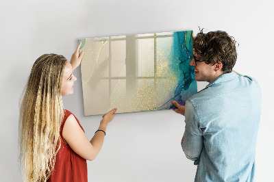 Popisovatelná magnetická tabule Stylová deska na poznámky a fotografie