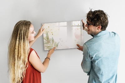 Popisovatelná magnetická tabule Stylová tabule pro prezentaci fotografií