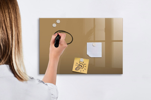 Magnetická psací tabule Nástěnka s poznámkami a fotografiemi