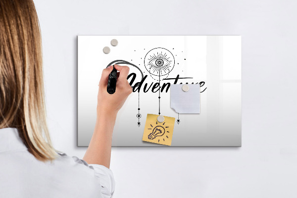 Popisovatelná magnetická tabule Kreativní tabule pro prezentaci vzpomínek