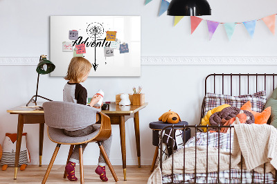 Popisovatelná magnetická tabule Kreativní tabule pro prezentaci vzpomínek
