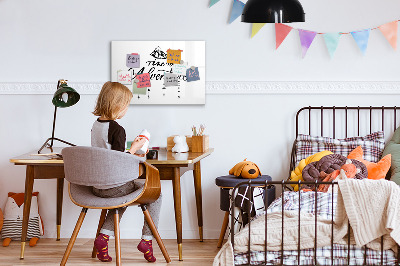 Magnetická psací tabule Kreativní nástěnka pro vystavení fotografií